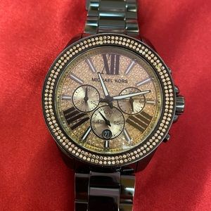 Michael Kors Black stainless watch. MK 5961
